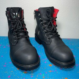 Mellow Walk David 2 Ellie Protective Steel Toe Work Safety Boots Women Size 8.5